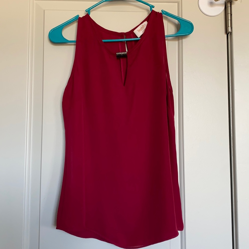 New burgundy blouse